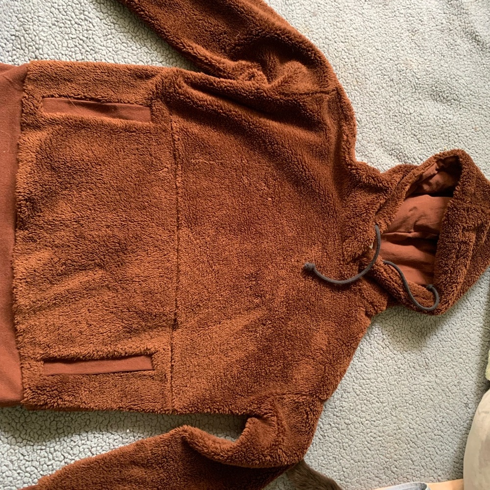 New Carve Designs Brown Fleece Hoodie- super soft